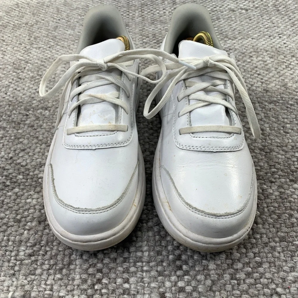 Orthofeet 81104 Sneakers Womens 8.5 D White Leather Wide Orthopedic Walking